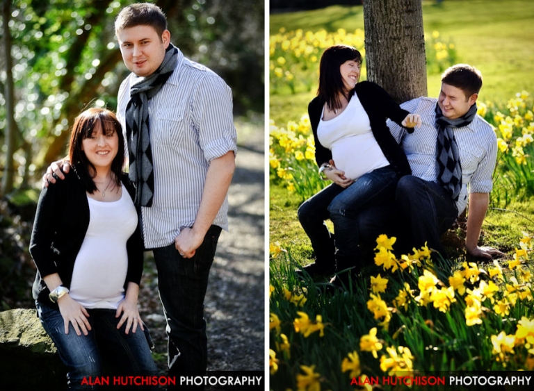 Stirling Wedding Photographer Alan Hutchison - Kevin and Leanne - Maternity Shoot