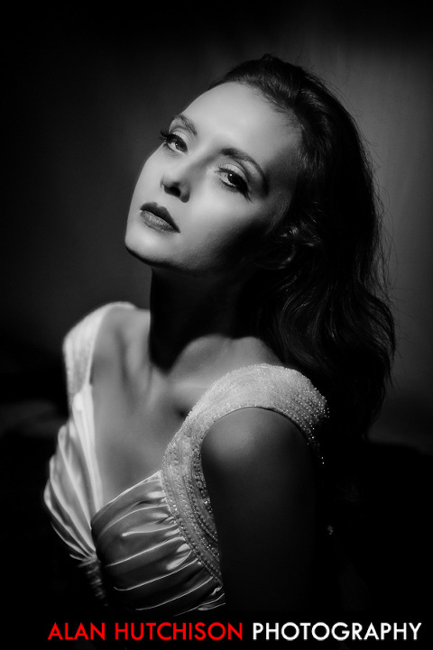 Wedding Photography Scotland - Emulating the George Hurrell Hollywood look